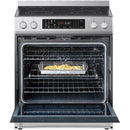 Marathon  30" 5 cu Glass Top Convection Range MSCER3080SS - Scratch and Dent