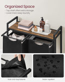 Vasagle Laundry Hamper with 2 Pull-Out and Removeable Bags BLH201B50 - Like New