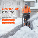 Superhandy 23" Corded Electric Snow Blower