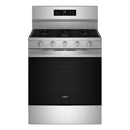 Whirlpool 5 cu Freestanding Gas Range WFGS5030RZ - Scratch and Dent