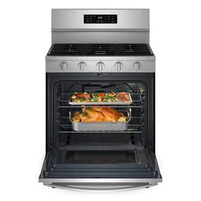 Whirlpool 5 cu Freestanding Gas Range WFGS5030RZ - Scratch and Dent