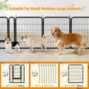 Yaheetech 32" High 8 Panel Dog Playpen for Small/Medium/Large Dogs