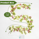 DDcafor 5.9Ft Christmas Garland String Lights