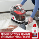 Hoover CleanSlate Portable Carpet and Upholstery Spot Cleaner Machine with Dual Tank Technology