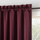 Sun Zero 52" x 63" Oslo Theater Grade Total Blackout Curtain Panel - Wine Red
