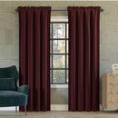 Sun Zero 52" x 63" Oslo Theater Grade Total Blackout Curtain Panel - Wine Red