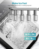 Euhomy Countertop Bullet Ice Maker