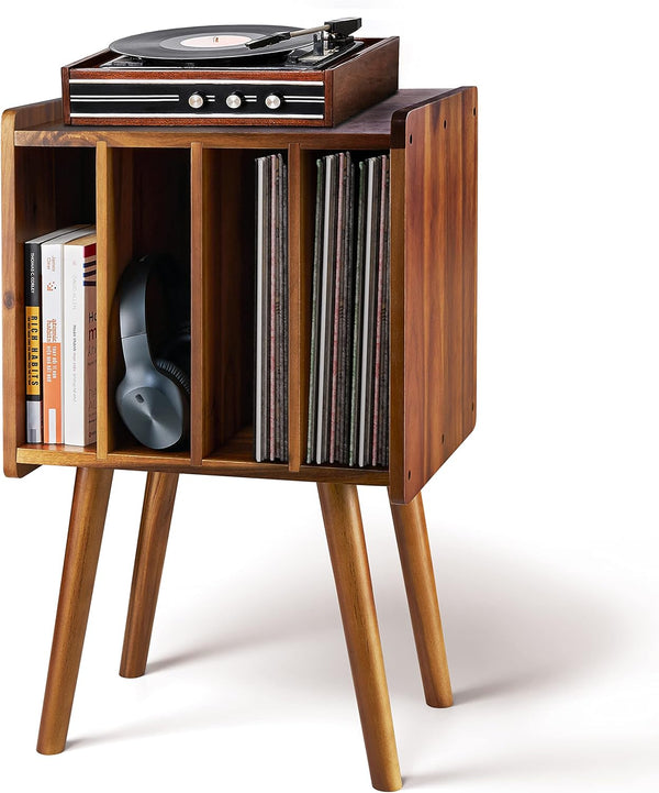 2BHOME Wooden LP Record Player Stand with 4 Cabinets 2BTC#2 - Like New