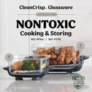Ninja Crispi® 4-in-1 Glass Countertop Air Fryer, Stone