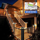 Volisun 4x4 6x6 Solar Post Cap Lights ‎21205ZM - Like New