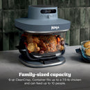 Ninja Crispi® Pro 6-in-1 Glass Countertop Air Fryer, Cyberspace
