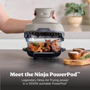 Ninja Crispi® 4-in-1 Glass Countertop Air Fryer, Stone