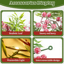 DDcafor 5.9Ft Christmas Garland String Lights