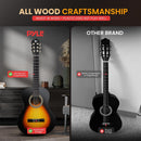 PYLE 34" Classical Acoustic Guitar Kit (1/2 Junior Size)