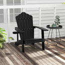 ORALNER Outdoor Plastic Adirondack Chair with Cup Holder