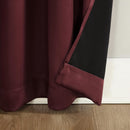 Sun Zero 52" x 63" Oslo Theater Grade Total Blackout Curtain Panel - Wine Red
