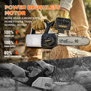 Litheli 12" Brushless Electric Battery Chainsaw