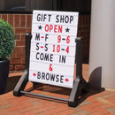 Excello Global Products 24"x36" Changeable Letter Message Board and Chalkboard
