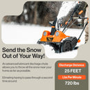 Superhandy 10" Corded Electric Snow Blower
