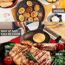 Techwood 1800W Portable Countertop Electric Dual Burner