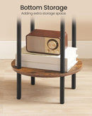 CHOEZON 2-Tier Round Side Table