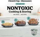 Ninja Crispi® Pro 6-in-1 Glass Countertop Air Fryer, Cyberspace