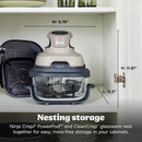 Ninja Crispi® 4-in-1 Glass Countertop Air Fryer, Stone