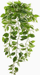 Nearly Natural Purple Heart Evergreen Hanging Artificial Silk Plants (Set of 2)