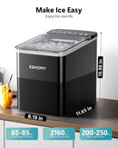 Euhomy Countertop Bullet Ice Maker