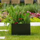 Garvee 18" x 18" x 12" Square Metal Planter Box with Drainage Holes