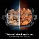 Ninja Crispi® 4-in-1 Glass Countertop Air Fryer, Stone
