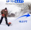 MekiPow 12" 18V Cordless Brushless Snow Shovel *Battery not Included*