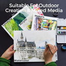 Funto 7" x 5" Watercolor Pad 100% Cotton 20 Sheets Each (2 Pack)