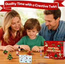 Vinylonow DIY Brick Ornaments Christmas Advent Calendar for Kids