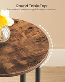 CHOEZON 2-Tier Round Side Table