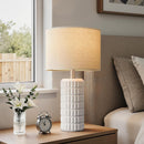 Seealle 23" Modern Ceramic Table Lamp