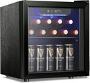 Antarctic Star Beverage Fridge with Glass Door – Mini Bar Cooler