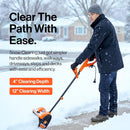 SuperHandy 12" Corded Electric Snow Shovel