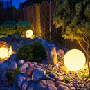 COPU 25CM/10 inch Color Changing Solar Globe Outdoor Light
