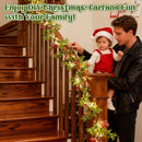 DDcafor 5.9Ft Christmas Garland String Lights