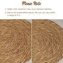 Layhut 15" Round Woven Placemats - Set of 6