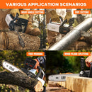 Litheli 12" Brushless Electric Battery Chainsaw