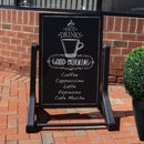 Excello Global Products 24"x36" Changeable Letter Message Board and Chalkboard