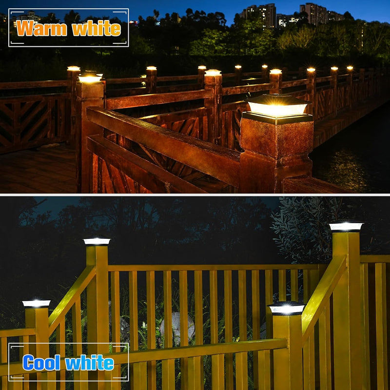 Volisun 4x4 6x6 Solar Post Cap Lights ‎21205ZM - Refurbished