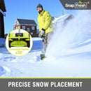 SnapFresh 12" 20V Cordless Brushless Snow Shovel