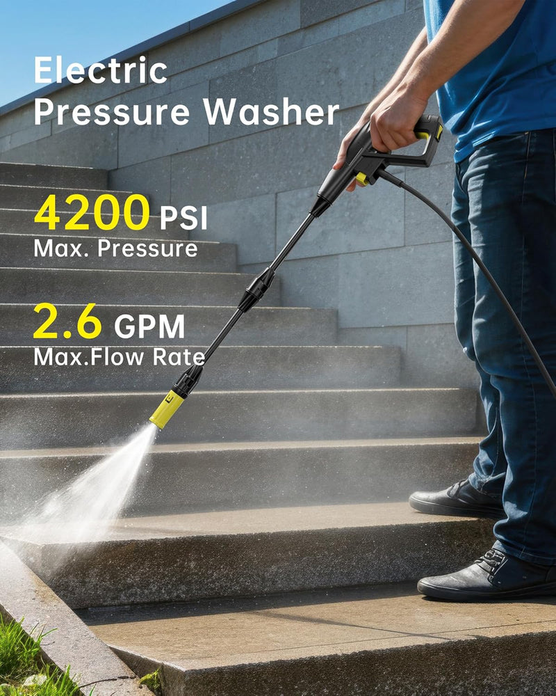 Patoolio 4200PSI Electric Pressure Washer W6-Y - Refurbished