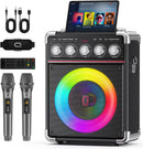 Karaoke Speaker with 2 Wireless Microphone