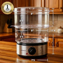 SOVENTE 2 Tier Electric Food Steamer