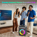 Karaoke Speaker with 2 Wireless Microphone