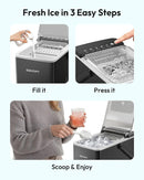 Euhomy Countertop Bullet Ice Maker